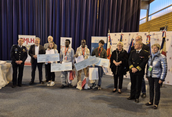 La remise de médaille