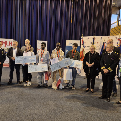 La remise de médaille